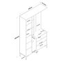 Hanah Home Recibidor EA109 - 2695 Nogal y Blanco